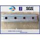 BS80A ASTM and DIN Railroad Joint Bars Railway Fish Plate With 4 Hole , 6 Hole