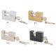 High Security Padlock Rectangular Iron Padlock Secure Padlock with Pin Tumbler Locking Mechanism