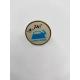 Zinc Alloy Art Deco Brooch , ODM Safety Pin Brooch Souvenir Decorations