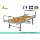 Wooden Surface Steel Frame Medical Crank Hospital Bed With Plastic Bowls (ALS-M116)