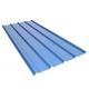 DX53D Residential Corrugated Steel Roofing Sheets / Blue Color Steel Roofing ,