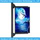 P4 SMD1921 led display WIFI 3G 4G led street light pole screen customized size street lamp pole mounted outdoor advertising LED digital display