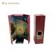 Custom Elegant Whisky Wine Box Double Door Magnet Cardboard Wine Gift Box Packaging With Logo