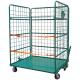 Green 1600mm height 600KGS zinc plated Roll Cage Containers