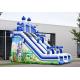 Blue Castle Large Comelot Jump And Slide Inflatables With Climbing Wall