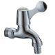 Contemporary Water Saving Single Cold Water Taps Chrome Plated Faucet , Wall Mounted