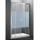 Glass Bathroom Shower Room， Folding Shower Screen With Aluminum Frame