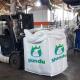 3000Lbs Top Spout Baffle FIBC Bulk Bag For Building Sand Cassava Powder Big Bag