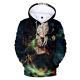 Adult Size Polyester Long Sleeve Pullover Digital Printing Hoodie