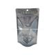 Plastic Zip Lock Silver Mylar Aluminum Foil Food Packaging Bags for Custom Matt Light