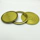 4L 165mm Tin Paint 0.23mm Round Gold Lacquer Metal Can Lids
