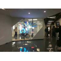 RGB Glass LED Screen Transparent LED Film Display 4.8mm Pixel Pitch SMD2121