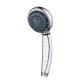 Chrome Plated ABS Head Shower Head, 8 Modes Water Flow Spray Classical Style  European Market