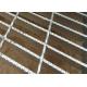 Standard Serrated Steel Grating , Expanded Metal Grating Raw Material