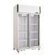 980L Industrial Refrigeration Equipment Drink Supermarket Display Fridges Upright