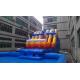 0.55mm PVC Tarpaulin Outdoor Inflatable Fun Water Slide With Pool For Child