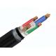 Bare Copper Conductor 4 Core Armored Cable , External Armoured Cable Antirust