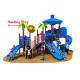 Vivid Color Image Kids Plastic Slide , Shopping Mall Outdoor Play Slide 32m³