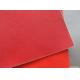 Red Silicone Coated Fiberglass Cloth , -50C- 1000C High Temperature Fiberglass