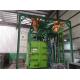 CE Hanging Chain Conveyor Shot Blasting Machine For Cleaning Alloy Wheels