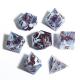 Lightweight Polyhedron Resin RPG Dice Multipurpose Hand Pouring