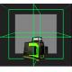 High Precision 3D Laser Level Green Beam 360 Degree Cross Line