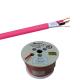 5000000000 2core 1*2*0.75 Red Tinned Copper Stranded Fire Alarm Cable for Fire Safety