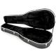 Black ABS Foam Dreadnought Guitar Case / Hard Shell Guitar Case Acoustic