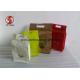 Colors Stand Up Coffee Bean Packaging Bags With Handle Multi Window Designs