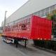 50 Ton Dry Cargo Tri Axle CIMC Storehouse Fence Semi Trailer