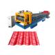 Steel Roof Glazed Tile Making Machine 0.4 - 0.8 Mm Thickness 380v 50hz