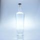 Glass Collar Glass Bottle For Alcoholic Beverages 750 ml with Cork Sealing Flint Empty