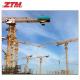 ZTT136 Flattop Tower Crane 6t Capacity 60m Jib Length 1.3t Tip Load High Efficiency Hoisting Equipment