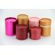 Colorful shiny / glossy / matt surface paper cans cosmetics gift cardboard tube