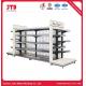 Smooth Steel Display Shelving For Retail Stores Supermarket Display Racking System