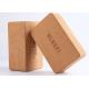 Square Cork Yoga Block Slip Resistant Moisture Proof Eco Friendly Material