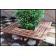 WPC Movable Railing Flower Pot for Park Bench and  Outdoor Furniture