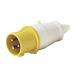 16A 32A 4 Pin Industrial Electrical Plugs 400V 3P+E Waterproof