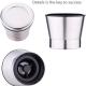 Manual 192mm 277g 180ml Stainless Steel Salt Grinder