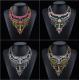 2015 new design hot sale factory wholesale fashion statement necklace, OEM necklace for wo