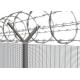 358 ISO 9001 Barbed Anti Climb Wire Mesh Fencing 1.8m Height
