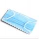 Hygienic 3 Ply Non Woven Face Mask , Disposable Blue Mask For Yard Work