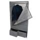 Grey 10KG Non Woven Fabric Wardrobe With 2 Drawers