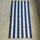 Small MOQ  Recycled Microfibre  oversized quick dry beach towel with logo stripe