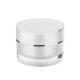 Customizable Transparent Acrylic Jar, White Plastic, Gold - Edged Cap, For Eye Cream/mask/cream, 5g 10g 20g 30g 50g