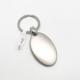 MOQ 500 Silver Metal Keychain Holder with Durability MOQ 500 and 500 Pieces MOQ