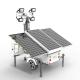 Portable Solar Lighting Tower With 4*100W LED Lights For Site Construction Lighting