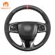 Hand Sewing Carbon Suede Steering Wheel Cover for Honda FK7 Civic 10 10th gen CRV CR-V Clarity 2016 2017 2018 2019
