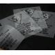Screen Printed Clear TPU Washing Instruction Labels For Garments