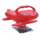 Red Whale Style Playground Spring Animals , Plastic Playground Spring Rocker